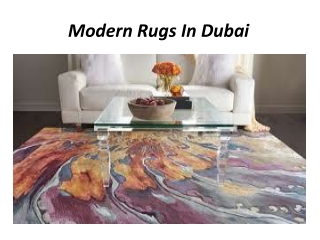 modern rugs Dubai