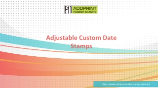 Adjustable Custom Date Stamps