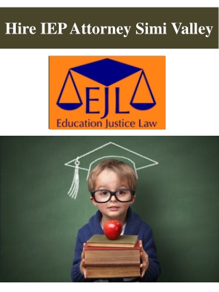Hire IEP Attorney Simi Valley