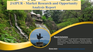JAIPUR - Market Research and Opportunity Analysis Report