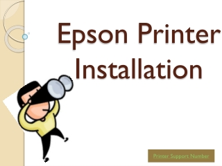 Epson Printer Installation At 1800-436-0509 Full Troubleshooting
