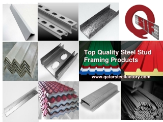 Top Quality Steel Stud Framing Products - www.qatarsteelfactory.com