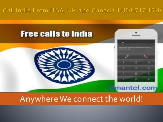 How to Cheap Call India from USA