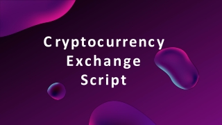 Cryptocurrency Exchange Script