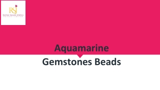 Aquamarine Gemstone Beads