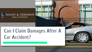 Can I Claim Damages After A Car Accident?