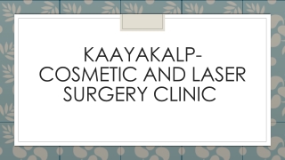 Get Liposuction Service at Kaayakalp Clinic in Kolkata