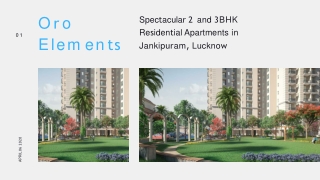 Spectacular 2 and 3BHK Residential Apartments in Jankipuram, Lucknow