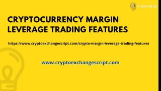 Cryptocurrency Margin Trading | Leverage Trading Features - Coinjoker