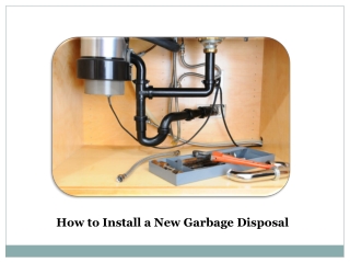 Installing a New Garbage Disposal | Talmich Plumbing