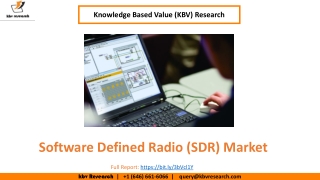 Software Defined Radio (SDR) Market size is expected to reach $34.6 billion by 2025 - KBV Research