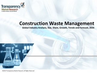 Construction Waste Management Market Sales, Share, Growth and Forecast 2026