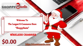 Buy Wireless Charger for Mobile Phones Online at ShoppySanta