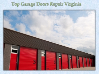 Top Garage Doors Repair Virginia