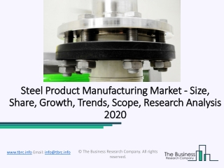 Steel Product Manufacturing Market Development Analysis, Rising Trends and Future Forecast 2022