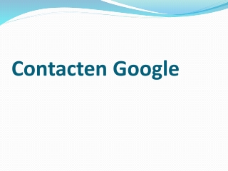 telefoonnummers google account