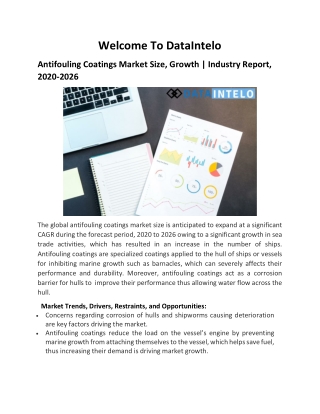 Antifouling Coatings Market Size, Growth | Industry Report, 2020-2026