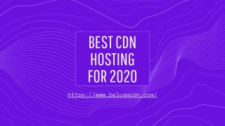 Best CDN Hosting for 2020