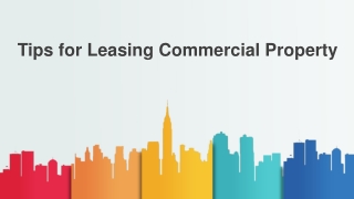 Important Tips for Leasing Commercial Property