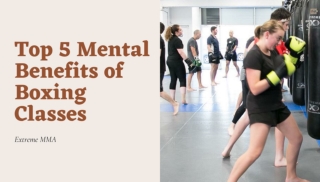 Top 5 Mental Benefits of Boxing Classes