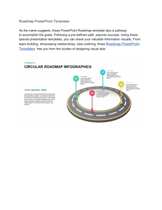 Roadmap PowerPoint Templates