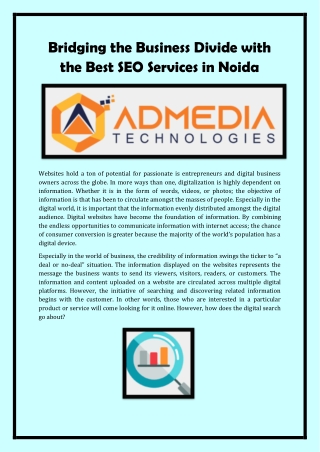 SEO Agency in Noida To Give You High ROI