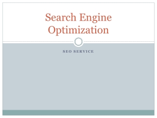 Search engine Optimization
