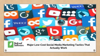 Major Low-Cost Social Media Marketing Tactics That Actually Work