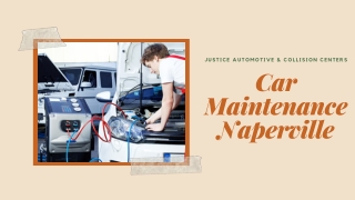 Car Maintenance Shop in Naperville | Justice Automotive & Collision Centers