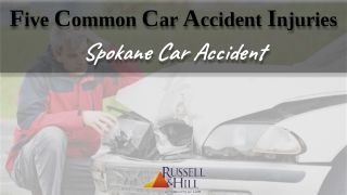 Five Common Car Accident Injuries