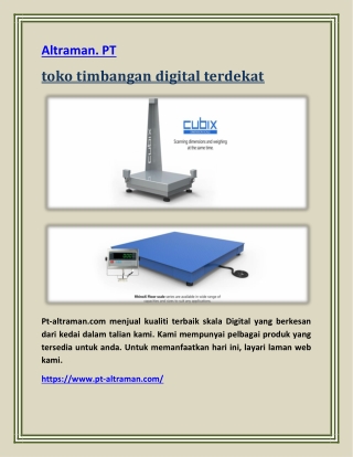 toko timbangan digital terdekat