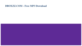 DBOXZZ.COM - Free MP3 Download