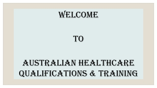 Aged Care Qualifications