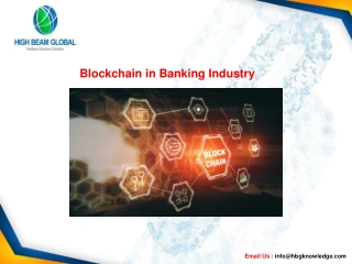 Blockchain In Banking Industry