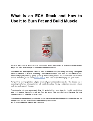 ECA Stack | Buy ECA Stack UK | ECA Stack for Sale | ECA Pills