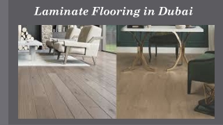 Laminate Flooring in Dubai
