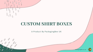 Custom Shirt Packaging Boxes