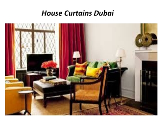 House curtains in Abu Dhabi