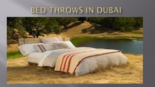 Bed Throws in Dubai