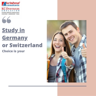 Germany or Switzerland - Choice is yours