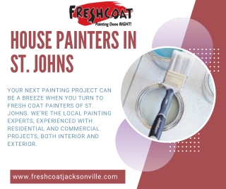 House Painting in St. Johns - Fresh Coat Painters