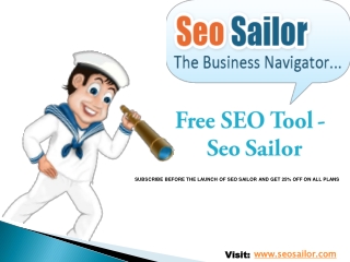 Introduction to SEO Sailor
