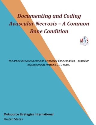 Documenting and Coding Avascular Necrosis – A Common Bone Condition