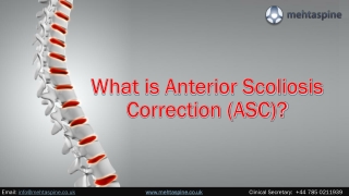 What is Anterior Scoliosis Correction (ASC)?