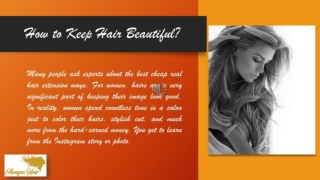 How to Keep Hair Beautiful?