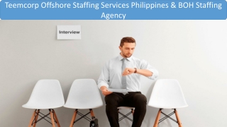 Teemcorp Offshore Staffing Services Philippines & BOH Staffing Agency