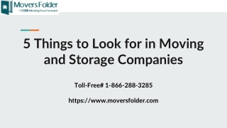  Get Quotes from the Reliable Moving And Storage Companies