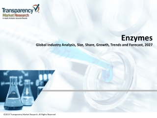 Enzymes Market Revenue worth US$ 12.2 Bn by 2027
