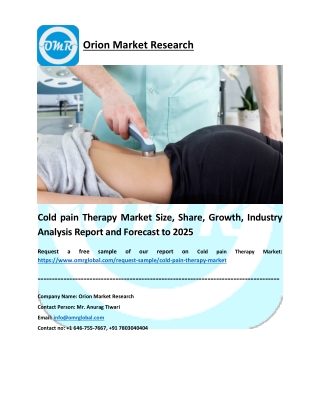 Cold pain Therapy Market