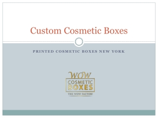 Cosmetic boxes